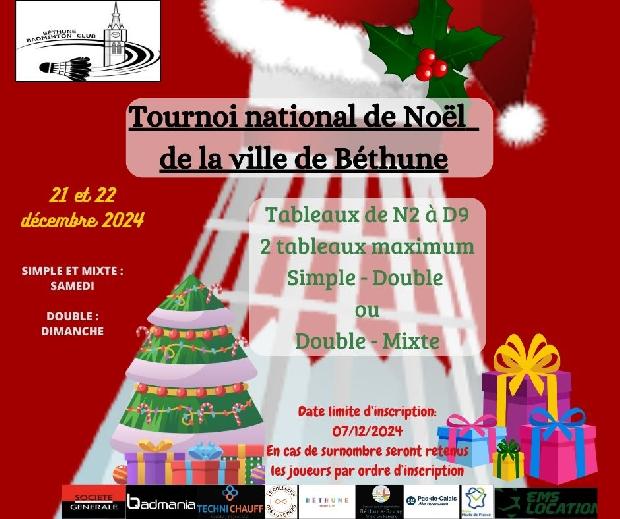 Tournoi National de Noel de la Ville de Béthune